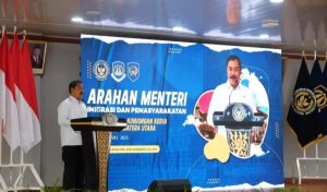 Mentri Imipas Berikan Arahan Kepada Pejabat Tinggi Sesumatera Utara.(Doc/Foto:Humaslapasid)